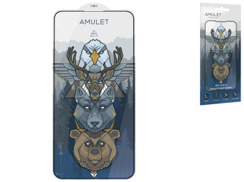 Захисне скло AMULET 2.5D HD Antistatic for iPhone 15 Pro, Колір Чорний