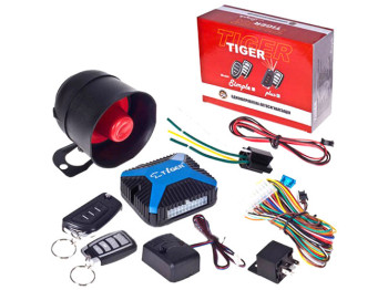 Автосигнализация с сиреной Tiger Simple односторонняя