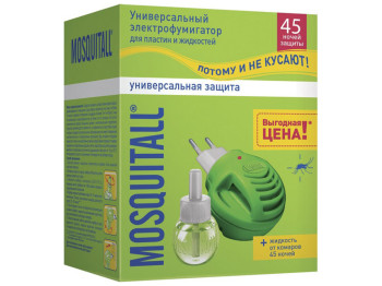 Комплект от комаров Mosquitall Универсальная защита, 45 ночей, 30мл