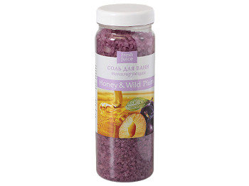 Соль для ванн Fresh Juice "Honey & Wild Plum" мед и дикая слива 700г