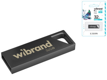 USB флеш-накопичувач Wibrand 32gb Stingray Колір Сірий