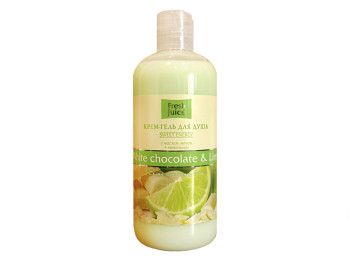 Крем-гель для душа Fresh Juice "White chocolate & Lime" белый шоколад и лайм 500мл