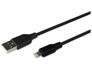 Кабель USB Ridea RC-M134 Soft Silico 12W Lightning Колір Чорний