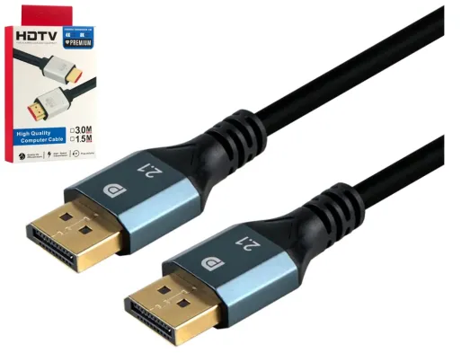 Кабель HDMI- HDMI 2.0V, 3м, 4K Premium, колір чорний