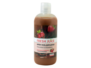 Крем-гель для душа Fresh Juice "Chocolate & Strawberry" шоколад и клубника 500мл