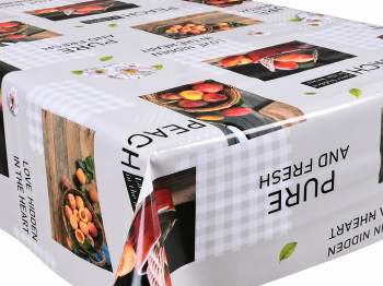 Клейонка ПВХ Glossy, 3-шарова, на тканинній основі, кухонний принт, 1,37×20 м (ціна за рулон)