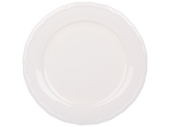 Тарілка порцелянова Pure White біла, D22см