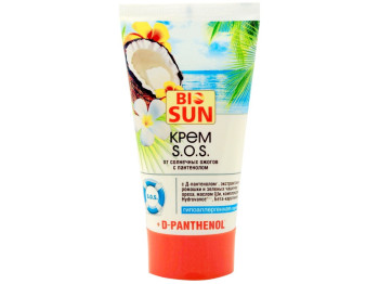 Крем "Bio SUN" S.O.S. от солнечных ожогов с пантенолом 150мл