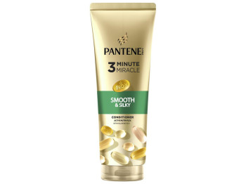 Бальзам Pantene 3 Minute Miracle, 220 мл, блестящие и шелковистые волосы, с Pro-V формулой