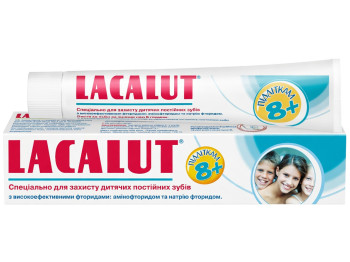Паста зубная Lacalut Teens 8+, очищение и удаление налёта, защита эмали, мятно‑цитрусовый вкус, 50мл