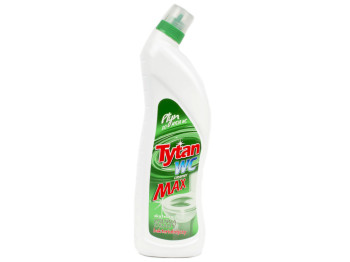 Гель для унитаза Tytan WC Max Хвоя, от налета и ржавчины, бактерицидный, 1,2 л