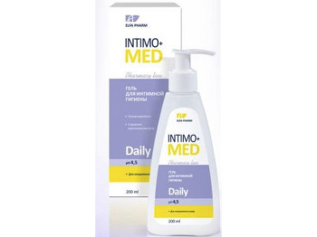 Гель для интимной гигиены "Elfa Pharm" Intimo+med Daily 200 мл