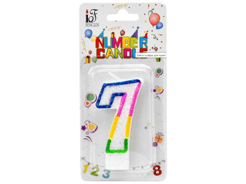 Свечи-цифры для торта, 7