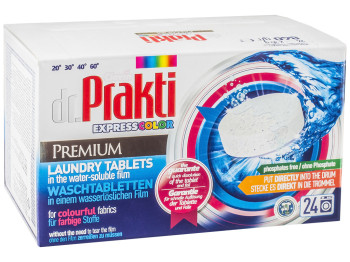 Таблетки для прання Dr.Prakti "Color" концентровані 24х35г