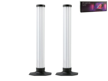Студійна лампа DX24016-33CM-BT-2, RGB, 10 ват, управління Bluetooth та пультом, колір чорний