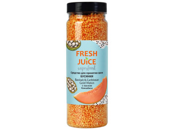 Средство для ванн Fresh Juice Superfood Baobab&Caribbean Gold Melon Бусинки 450г