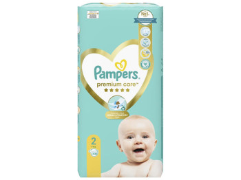 Підгузки Pampers Premium Care Mini, розмір 2 (4–8 кг), 46шт
