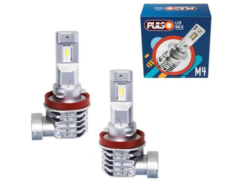 Лампи Pulso M4-H8, H9, H11, H16, LED-chips CREE, 9-32v, 2x25w, 4500Lm, 6000K