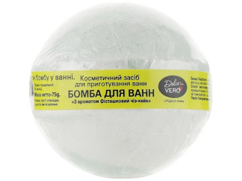 Бомба для ванны Dolce Vero, с ароматом Фисташковый чизкейк, 75г