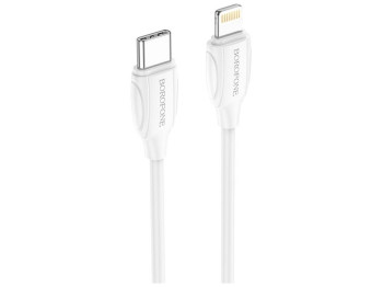 Кабель USB Borofone BX19 Type-C to Lightning 20W 2m Цвет Белый
