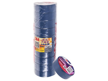 Изолента, 18мм x 20м x 0,15мм, синяя (3М 1600)