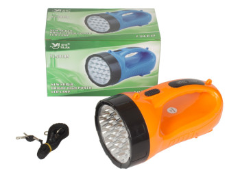 Ліхтар ручний YAJIA 19 LED вбудований акумулятор