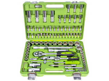 Hабір інструменту Alloid 1/2” и 1/4”, 6-г, 94 предмети (НГ-4094П-6)