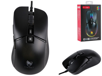 USB Миша Ігрова TWolf G590 RGB Колір Чорний