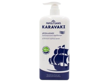 Гель для душу Karavaki classic, з морськими водоростями та вітаміном е, 750 мл
