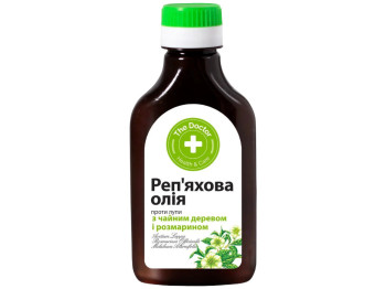 Олія для волосся The Doctor, реп'яхову з чайним деревом та розмарином, 100мл
