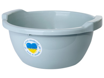 Таз круглий  8,0л, 35х34х17см (колір полин) 121053