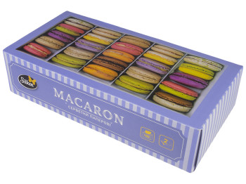 Салфетки косметические Silken "MACARON" двухслойные, белые брикет 19,5х20см 100шт 90045
