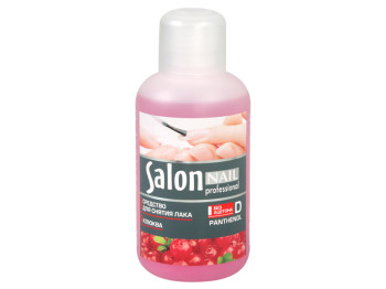 Средство Salon Pro для снятия лака Клюква без ацетона 150мл