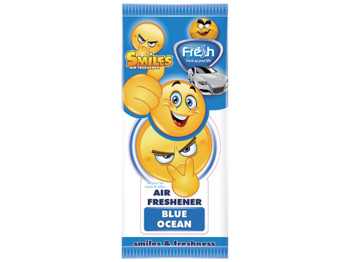 Освіжувач повітря Fresh Way "SMILES DRY" сухий листочок Blue Ocean