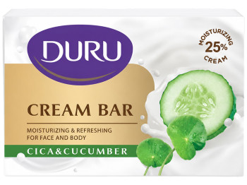 Крем-мыло Duru Cica & Cucumber, 25% увлажняющего крема, для лица и тела, 90 г