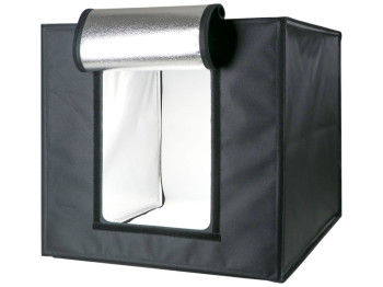 Лайтбокс Smart Case PU5060, 2 лампи, 6 фонів, доладний, USB, 62×62×40см, колір чорний