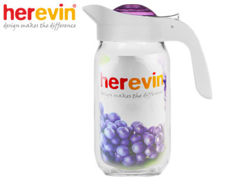 Глечик з кришкою Herevin "Violet" 15,5х9,5х20,5см 1л 47796