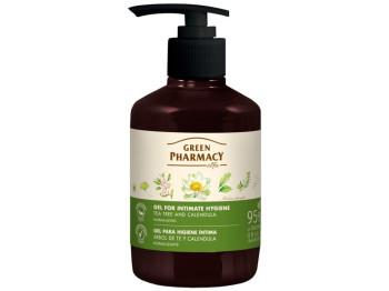 Мыло для интимной гигиены Green Pharmacy, с маслом чайного дерева, аллантоином и пантенолом, 370мл