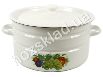 Бак Idilia с крышкой "Дары лета" 14л