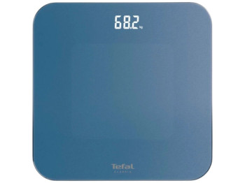 Ваги підлогові Tefal Classic, 180кг, 3xААА, загартоване скло, 31x31х1,8см, колір світло-синій