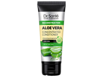 Бальзам-кондиціонер для волосся Dr.Sante Aloe Vera Реконструкція, з алое вера та кератином, 200мл