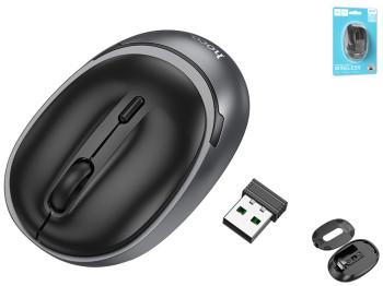 Бездротова Миша Hoco GM34 Nuevo dual mode (2.4G + Bluetooth (3.0+5.2)) Колір Чорний