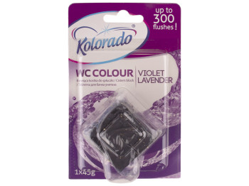 Пігулка для бачка унітаза Kolorado WC Colour фіолетовий 45г
