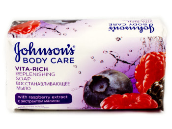 Мыло твердое Johnson's Body Care "Vita Rich" восстанавливающее с экстр. малины 125гр