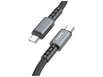 Кабель USB Hoco X85 60W Type-C to Type-C Колір Чорний