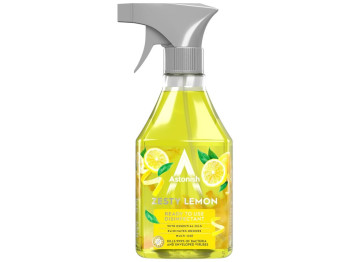 Засіб миючий та дезінфікуючий універсальний Astonish Zesty Lemon, без хлору, аромат лимон, 550мл
