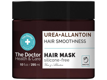 Маска для волосся The Doctor Health&Care, з сечовиною, алантоїном та кокосовим маслом, 295мл