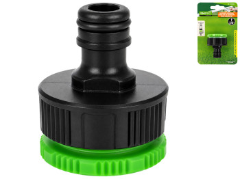 Адаптер для крана Emipro пластиковый для подключения шланга, 1"-3/4"