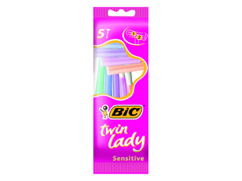Станки для гоління Bic "Twin lady" 2 леза (ціна за набір 5шт)