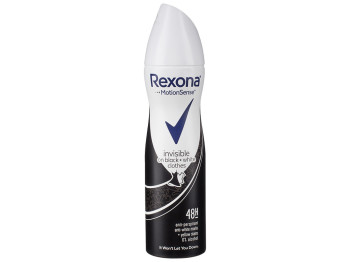 Антиперспірант аерозоль Rexona Motionsense "Невидима на чорному і білому" 48г 150мл